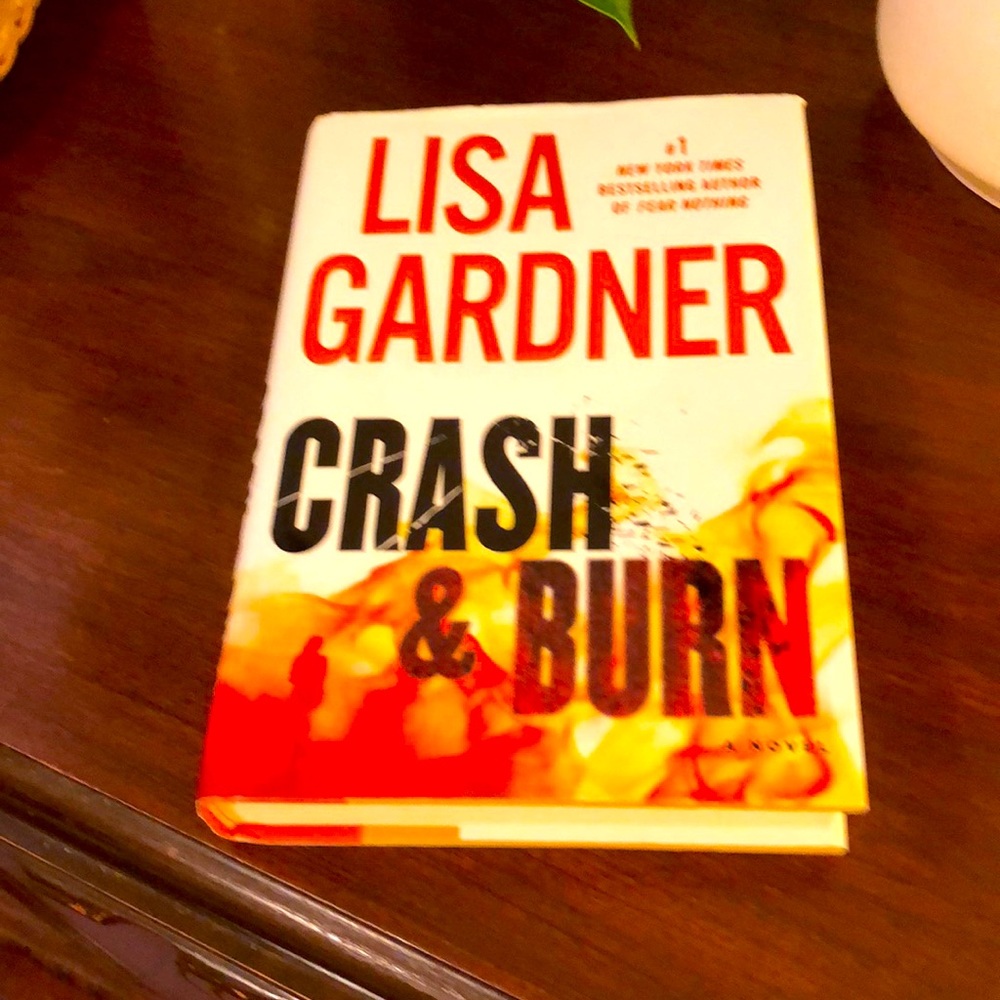 CRASH & BURN by LISA GARDNER - Hard Cover 389 pages - #217
